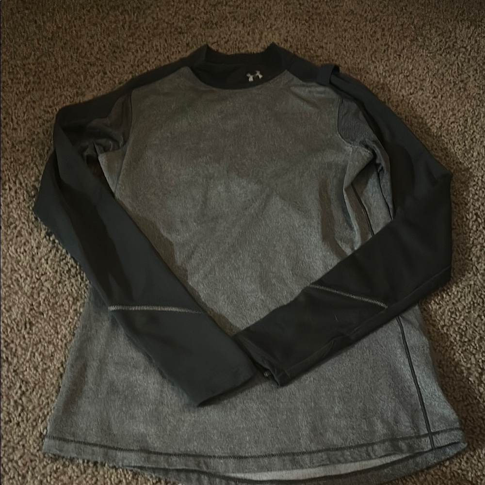 Under Armour Charcoal and Black Performance Top